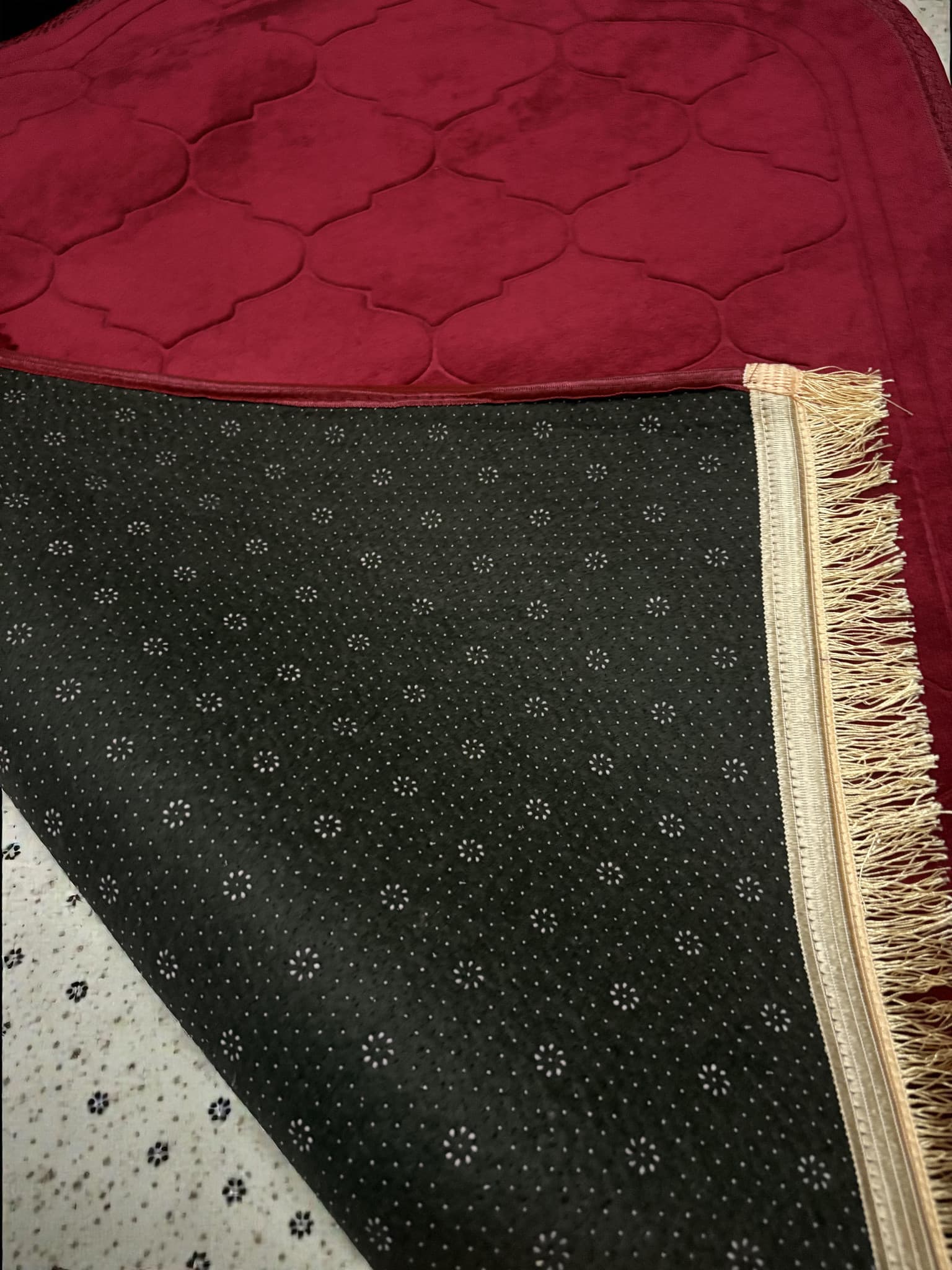Adult Dome Cut Prayer Mat [10+ Colors] - 70x110 cm thumbnail 2